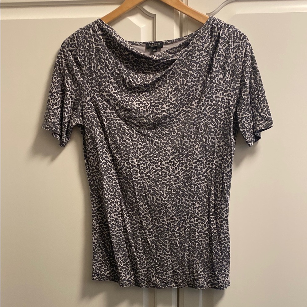 Talbots Leopard Print Women's Top 🐆